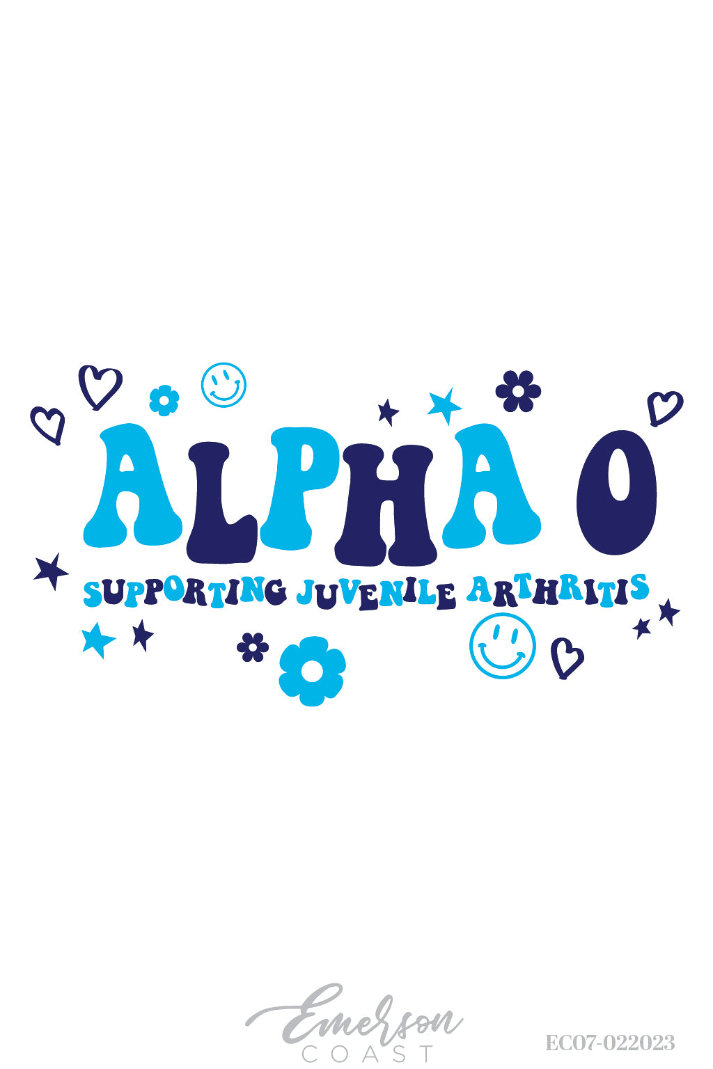 Alpha Omicron Pi Supporting Juvenile Arthritis Tee