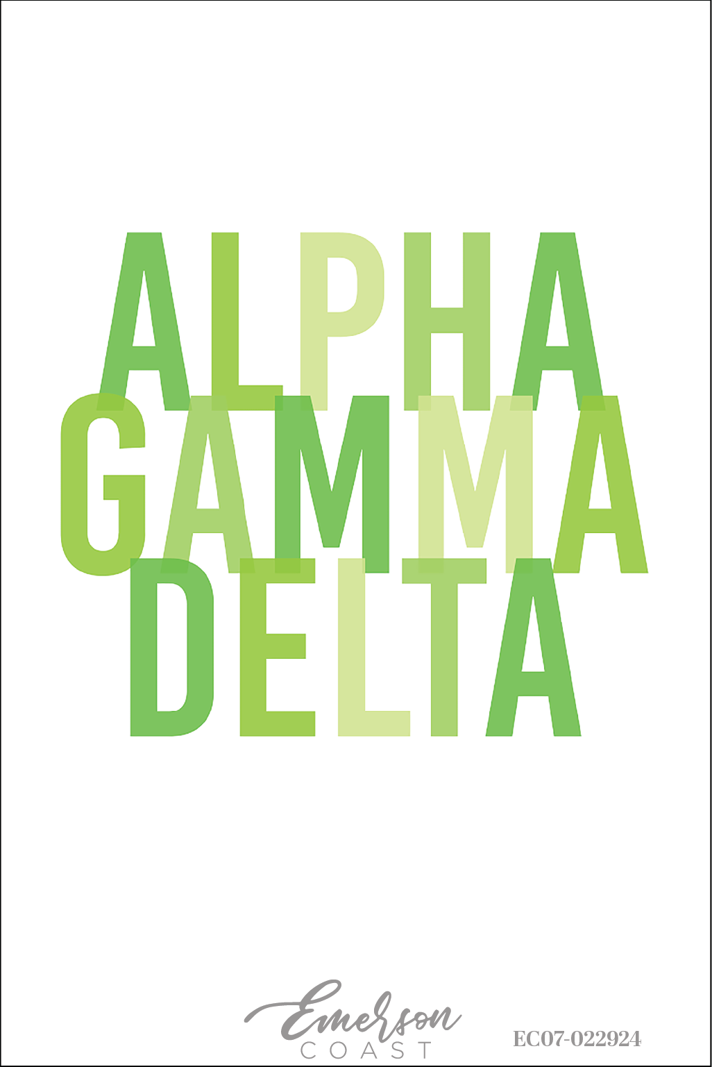 Alpha Gamma Delta Georgia College And State University Recruitment Sisterhood Tee