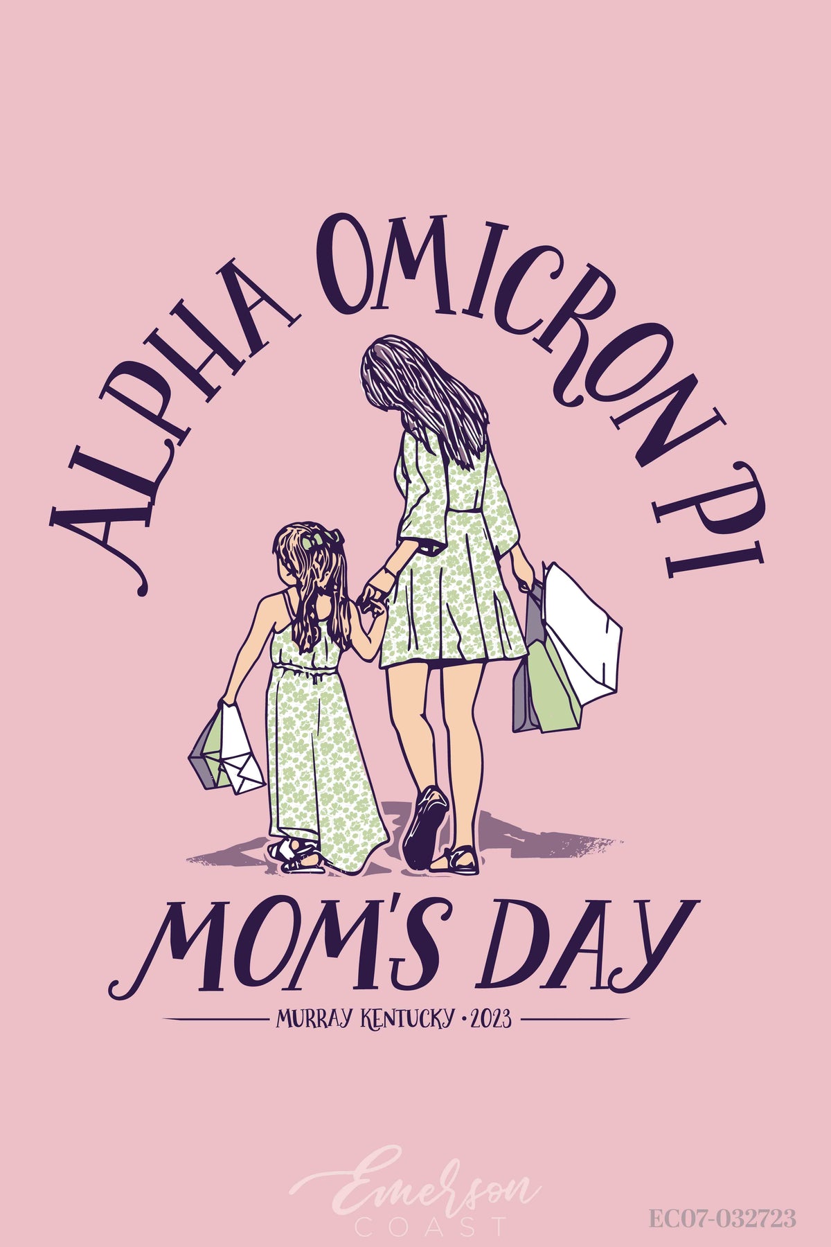 Alpha Omicron Pi Murray State University Mom's Day T-Shirt