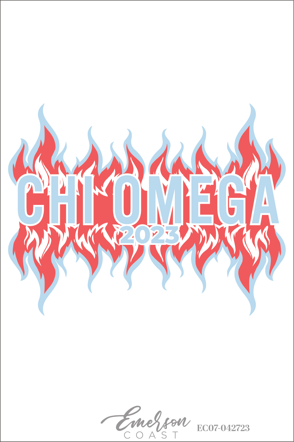 Chi Omega Red Hot Bid Day T-Shirt