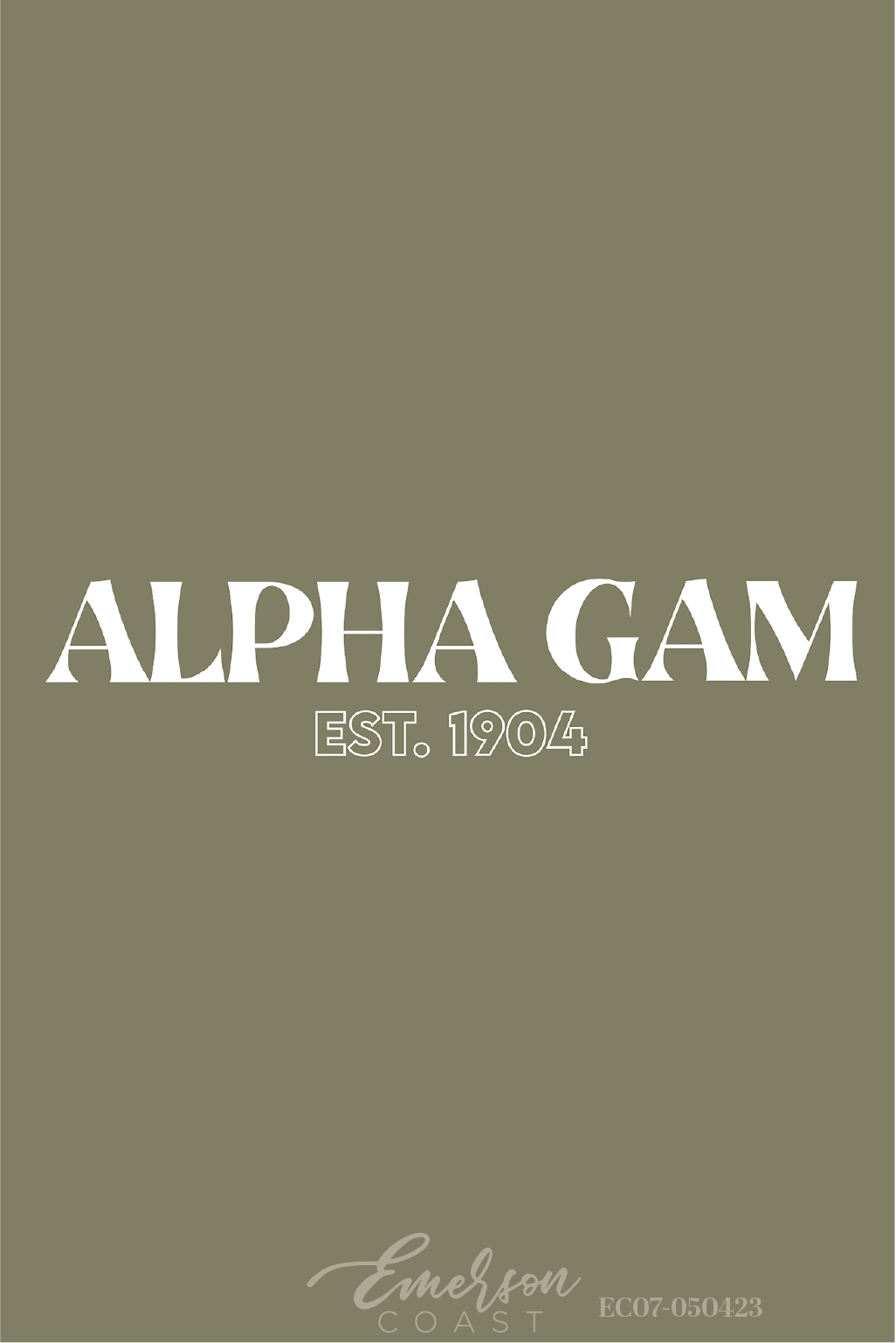 Alpha Gamma Delta Georgia Tech University Recruitment Tee