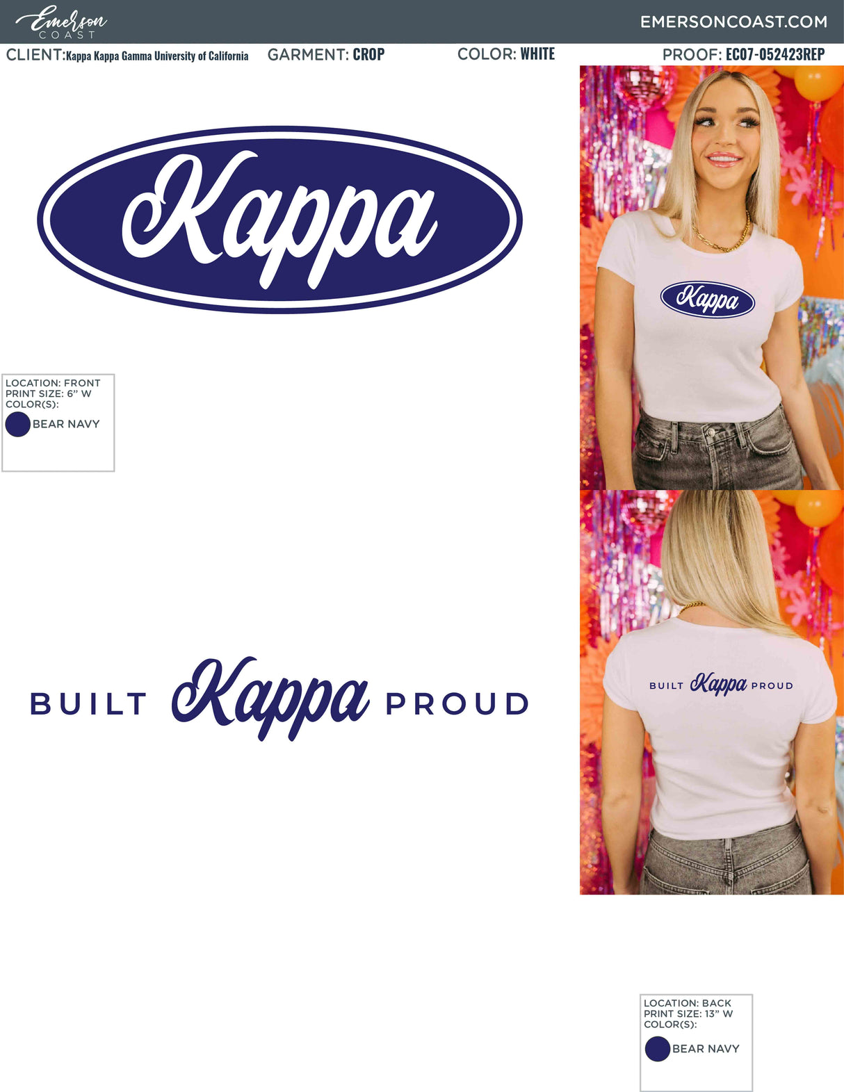 Built to Last Bid Day Design