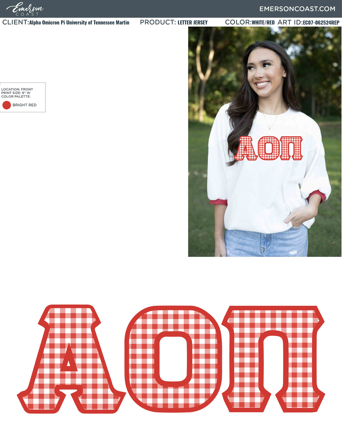 EC07-062524REP Alpha Omicron Pi University of Tennessee Martin Letter 2024-REC