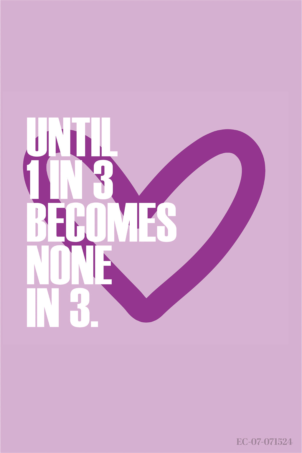 Alpha Chi Omega Until One In Three Becomes None In Three Tshirt