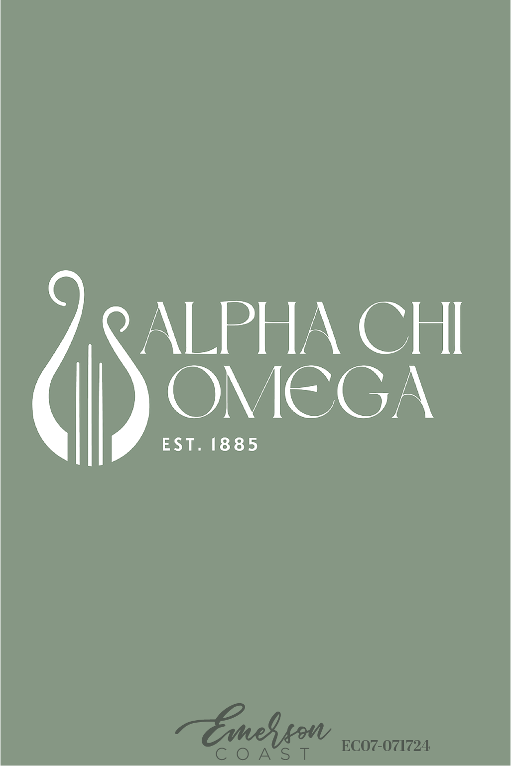 Alpha Chi Omega Lyre Recruitment Tee