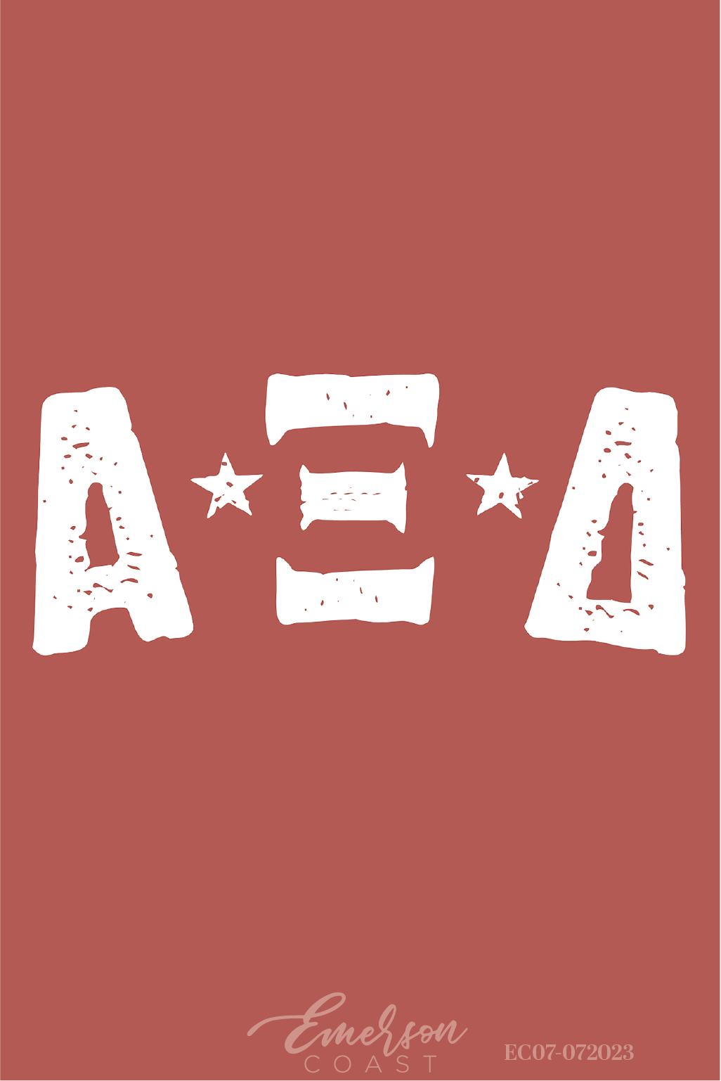 Alpha Xi Delta Burnt Orange Recruitment Tee