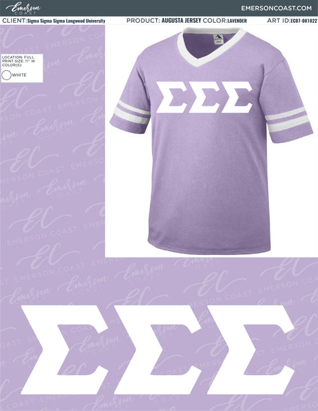 EC07-081822 Sigma Sigma Sigma Longwood University Jersey 2022-01