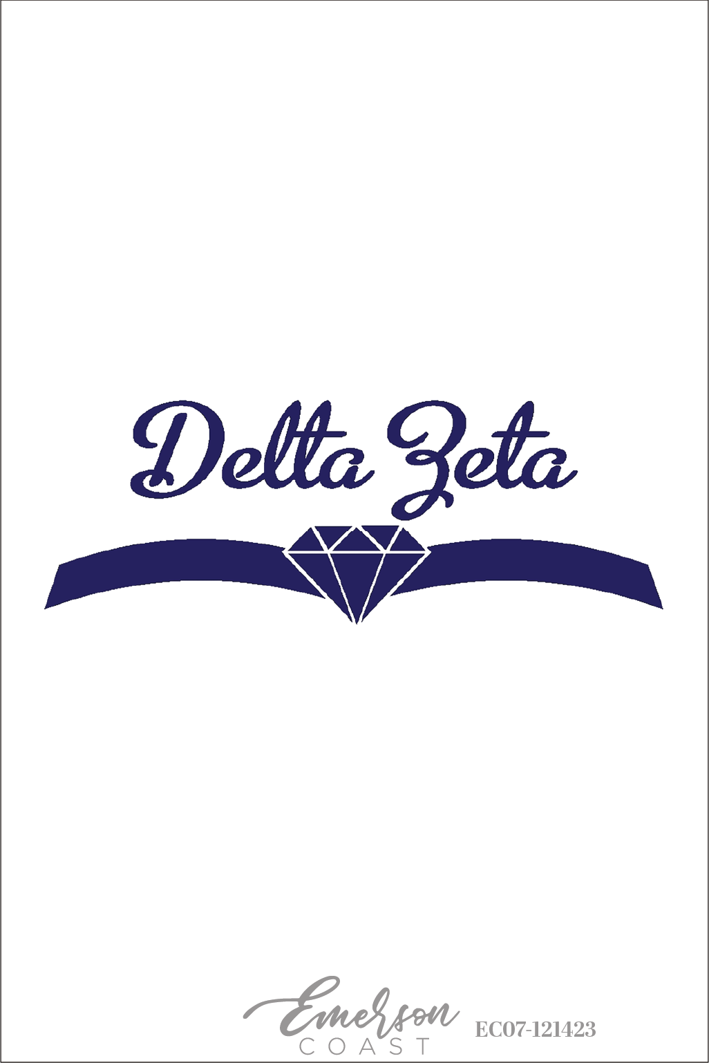 Delta Zeta Diamond Bid Day T-Shirt