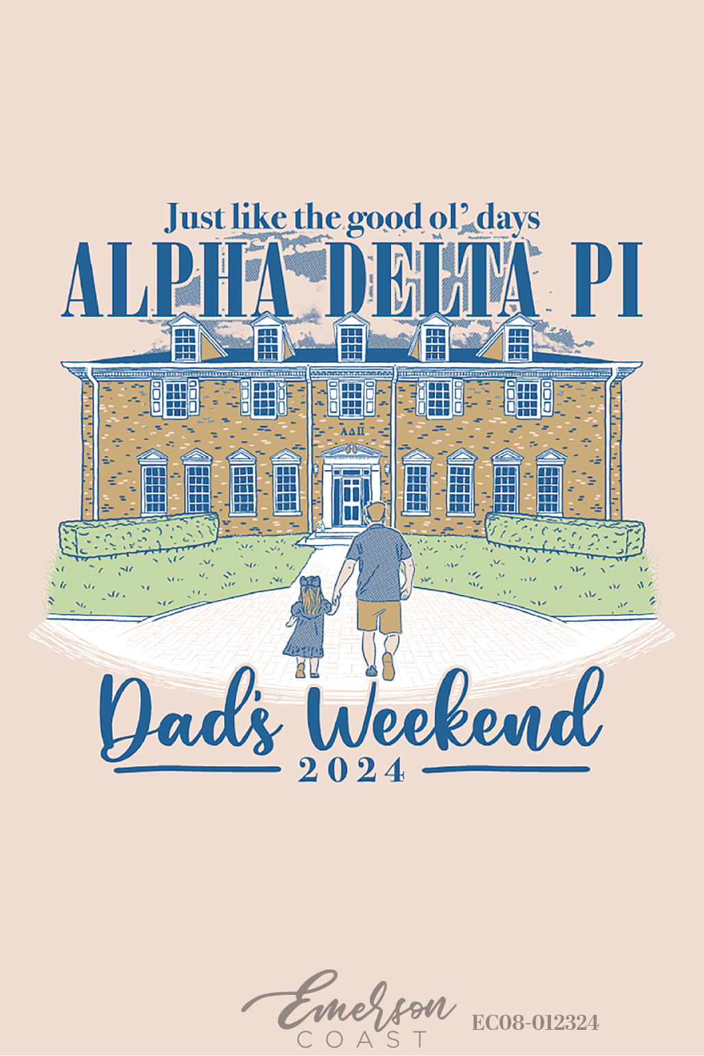 Alpha Delta Pi Samford University Dad's Weekend T-Shirt