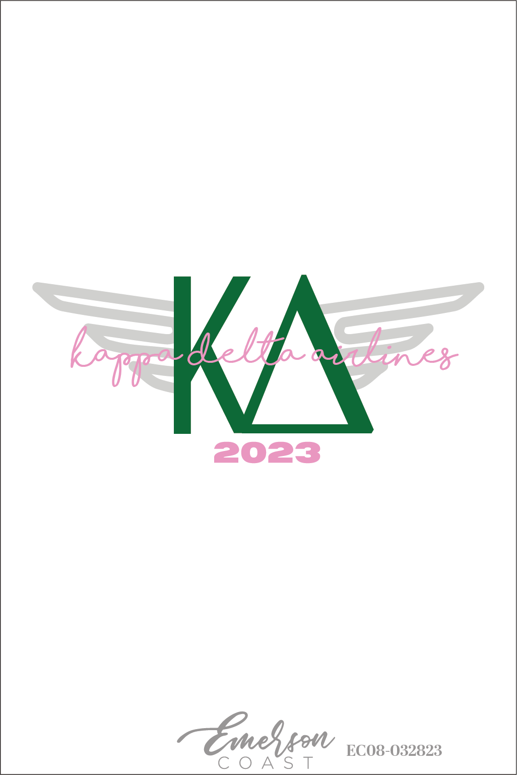Kappa Delta Airlines Bid Day T-Shirt