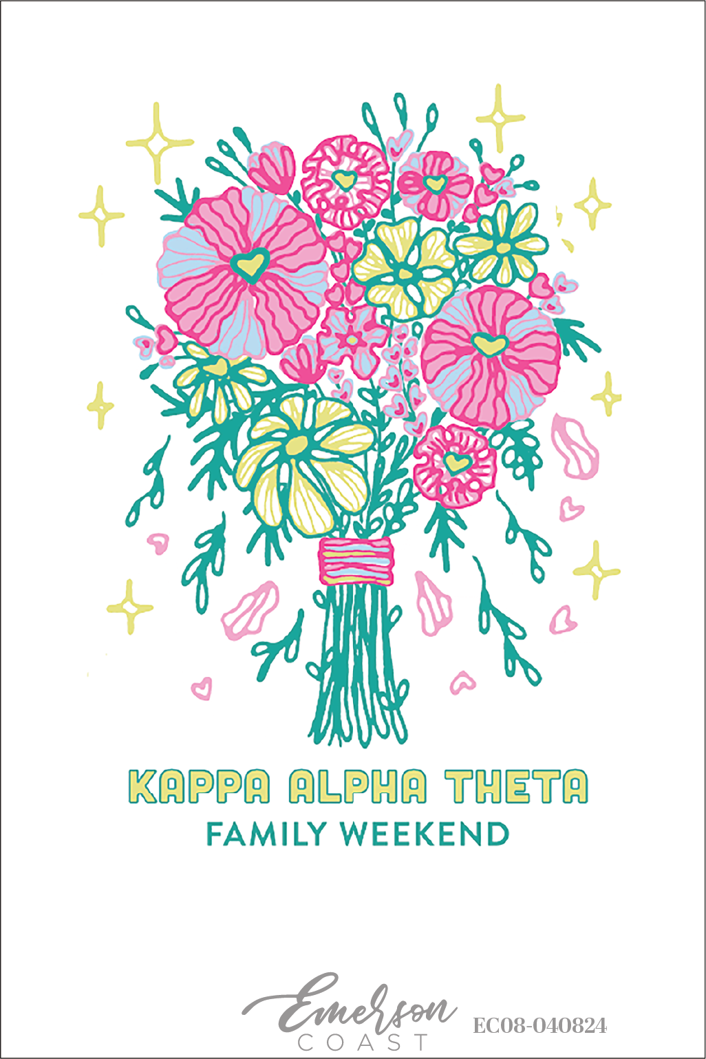 Kappa Alpha Theta Texas Christian University Family Weekend T-Shirt