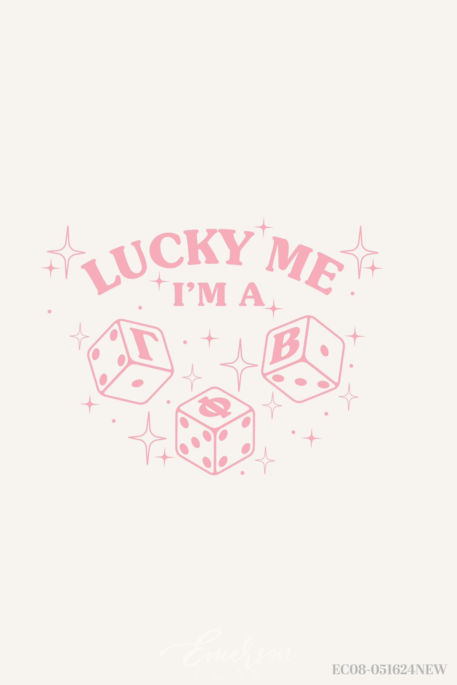 Gamma Phi Beta Lucky Me Dice Bid Day Tshirt