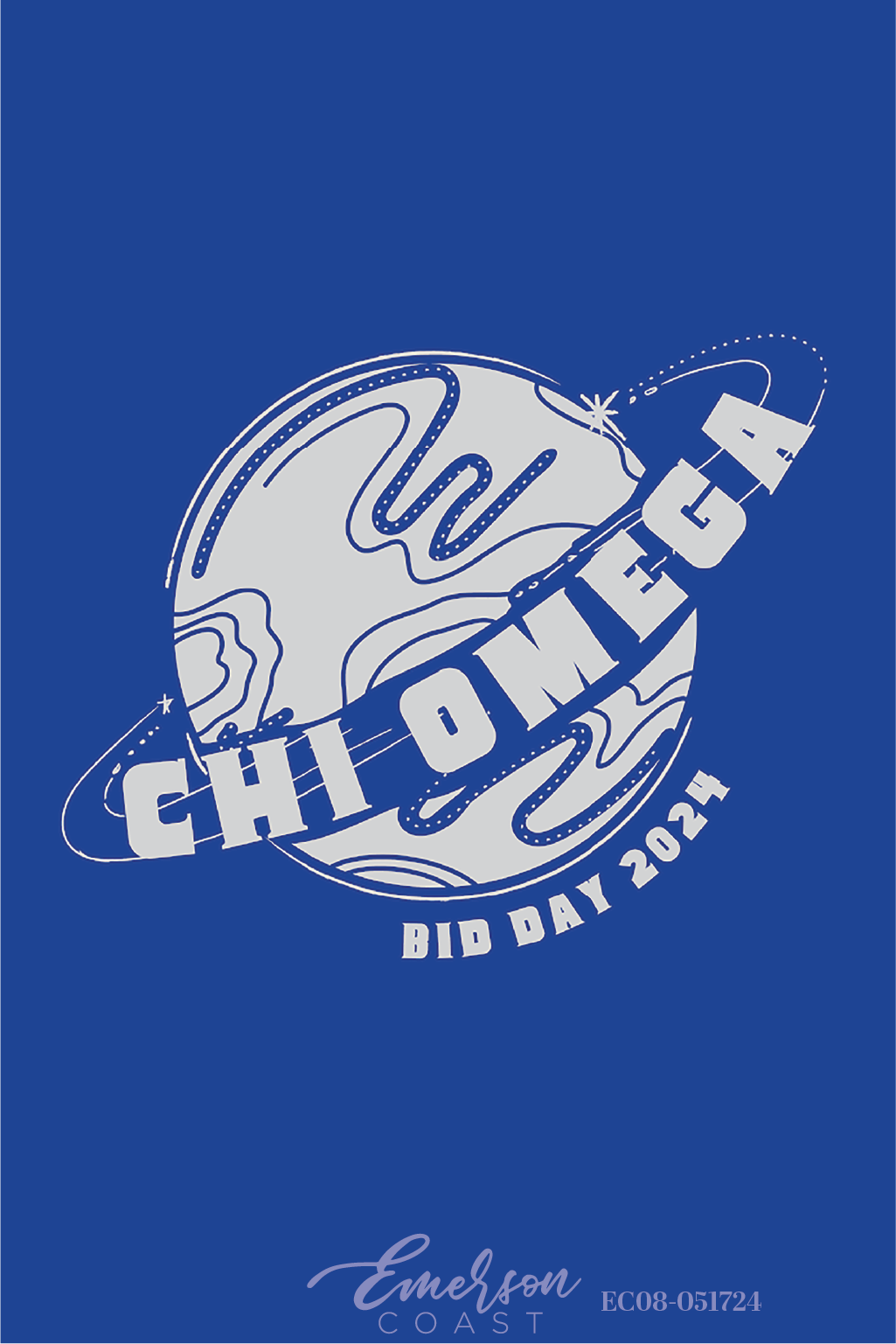 Chi Omega Planet Bid Day T-Shirt