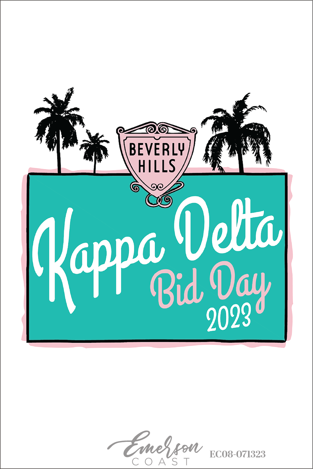 Kappa Delta Beverly Hills Bid Day T-Shirt