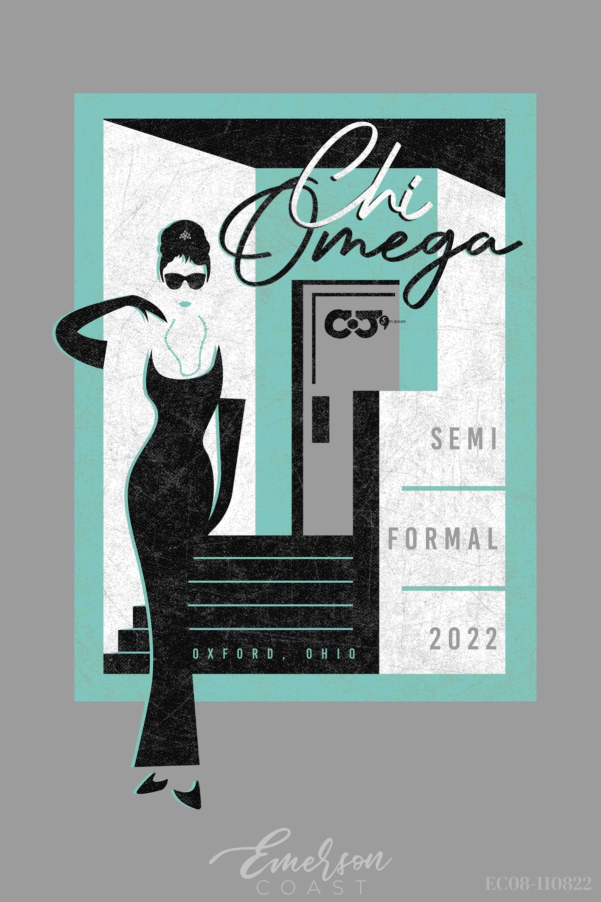 Chi Omega Miami University Semi Formal T-shirt