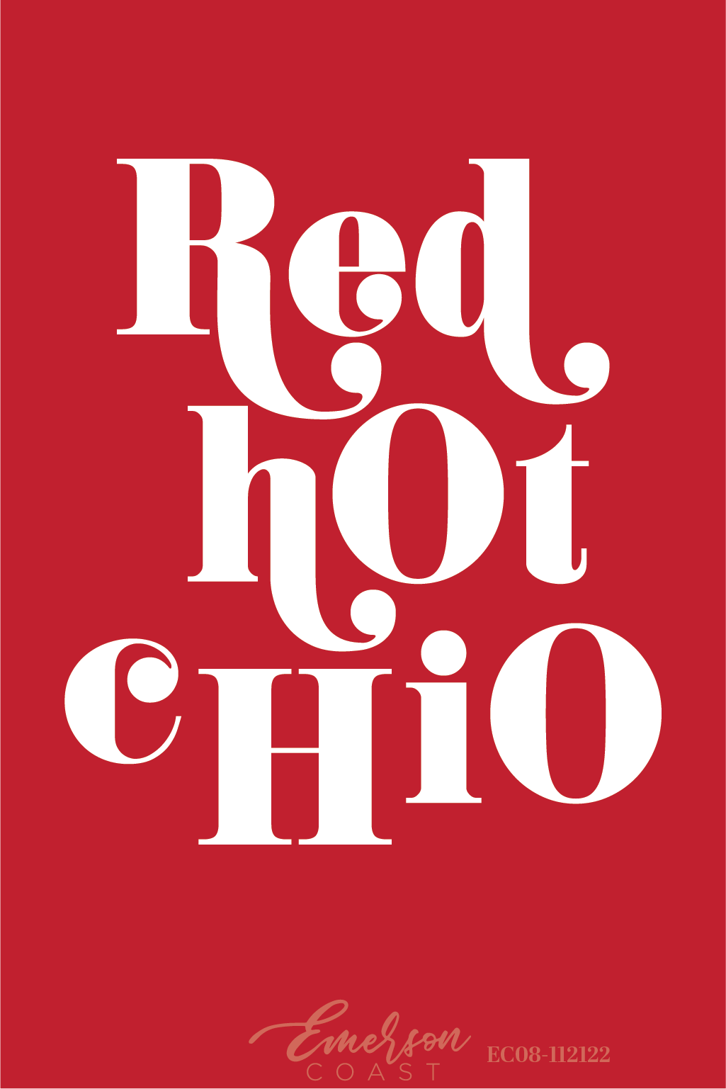 Chi Omega Red Hot Chi O Bid Day T-Shirt