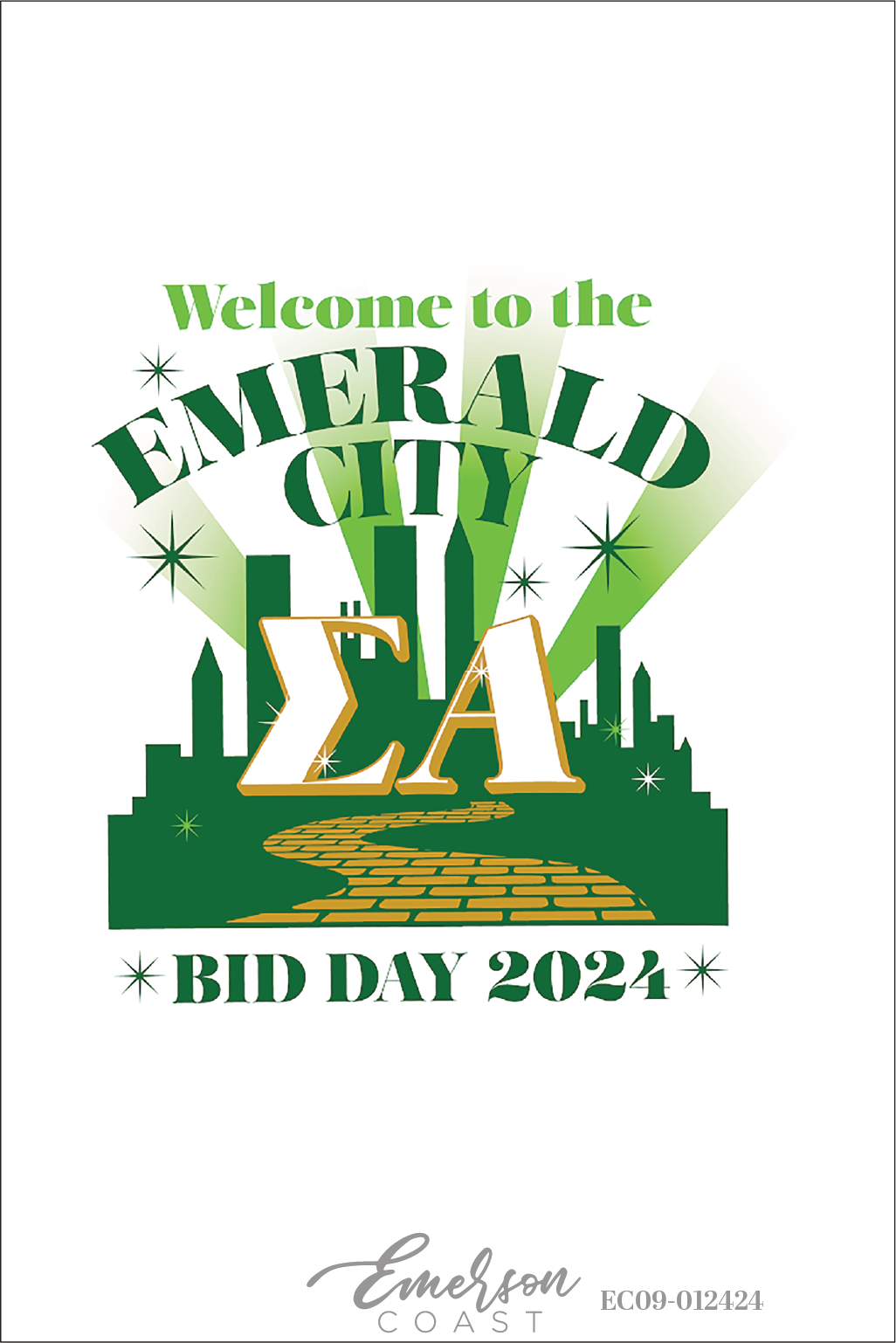 Sigma Alpha Emerald City Bid Day T-Shirt