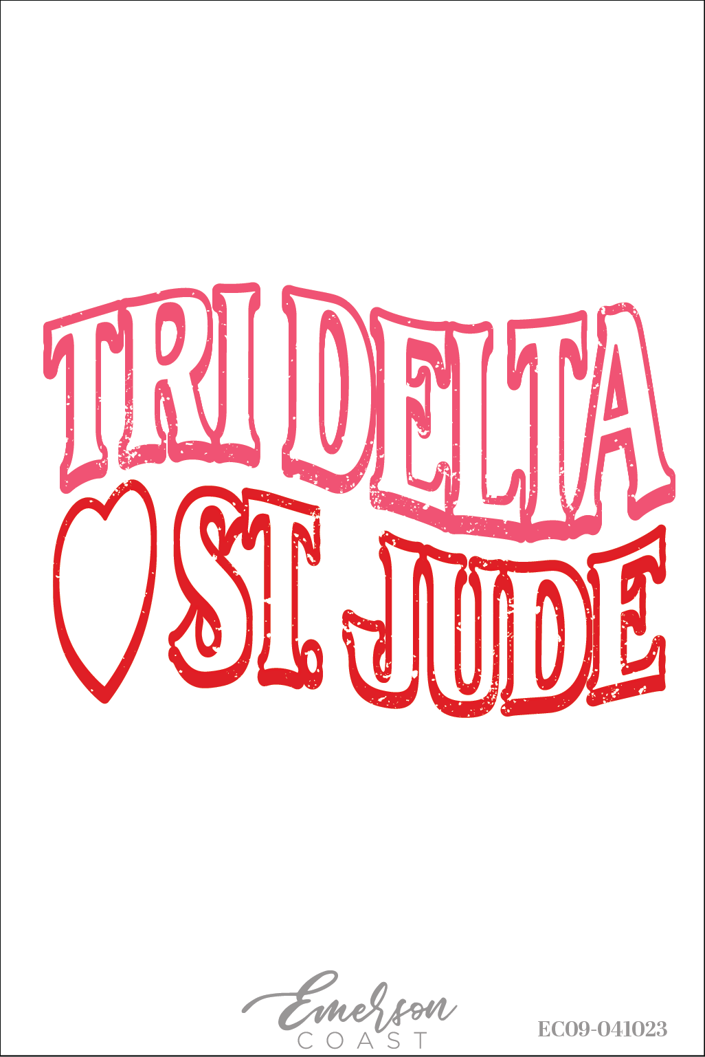 Delta Delta Delta Philanthropy Ringer Tee