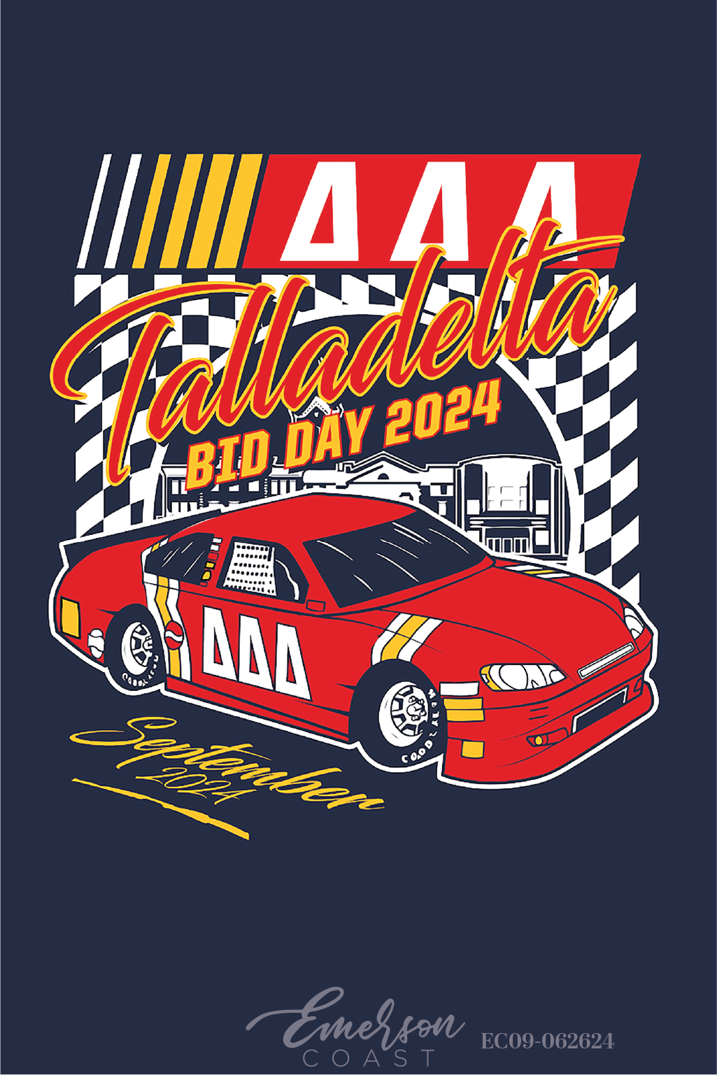 Delta Delta Delta Talladelta Bid Day T-Shirt