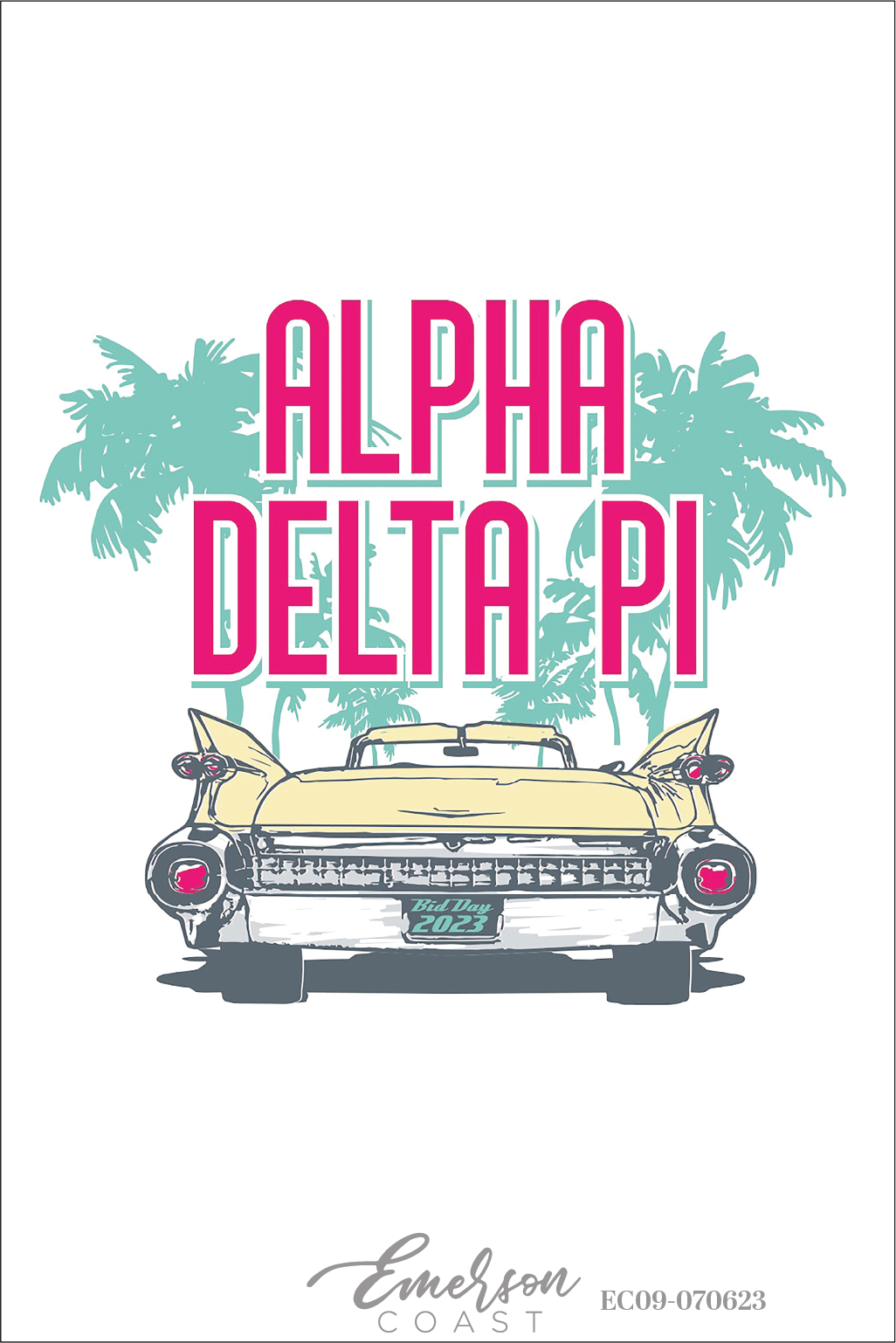 Alpha Delta Pi Beverly Hills Bid Day T-Shirt