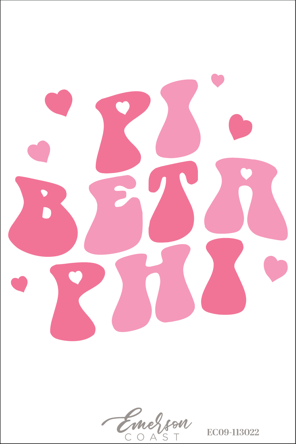Pi Beta Phi Pink Hearts Recruitment Tee