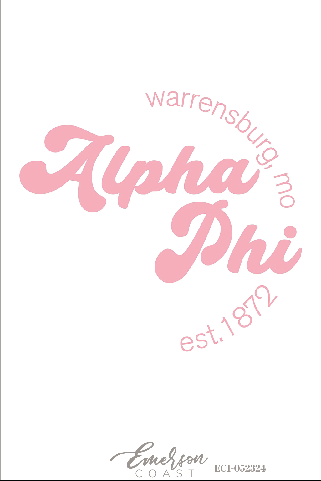 Alpha Phi University Of Central Missouri Recruitment Baby Tee