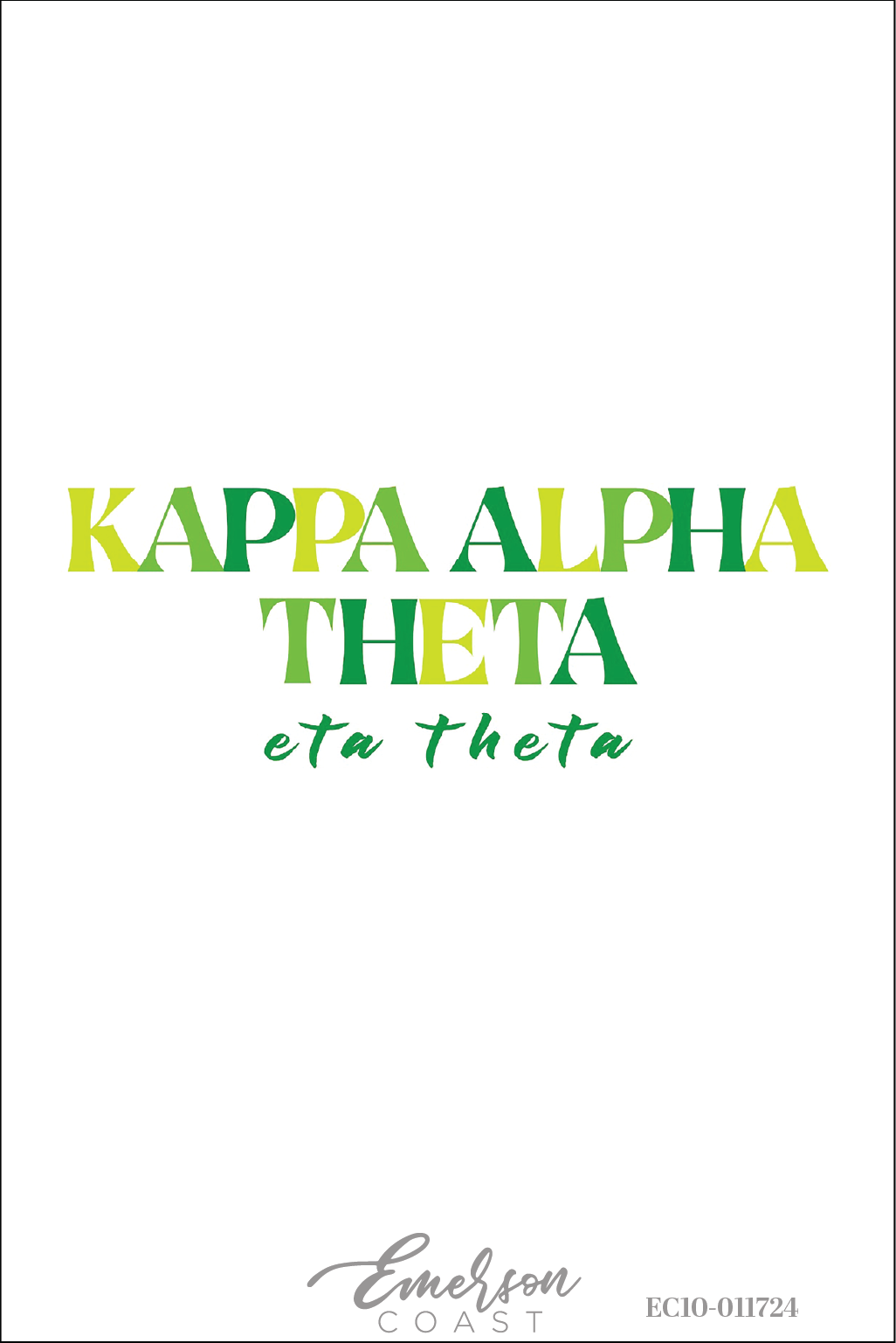 Kappa Alpha Theta University Of Central Florida Recruitment T-Shirt