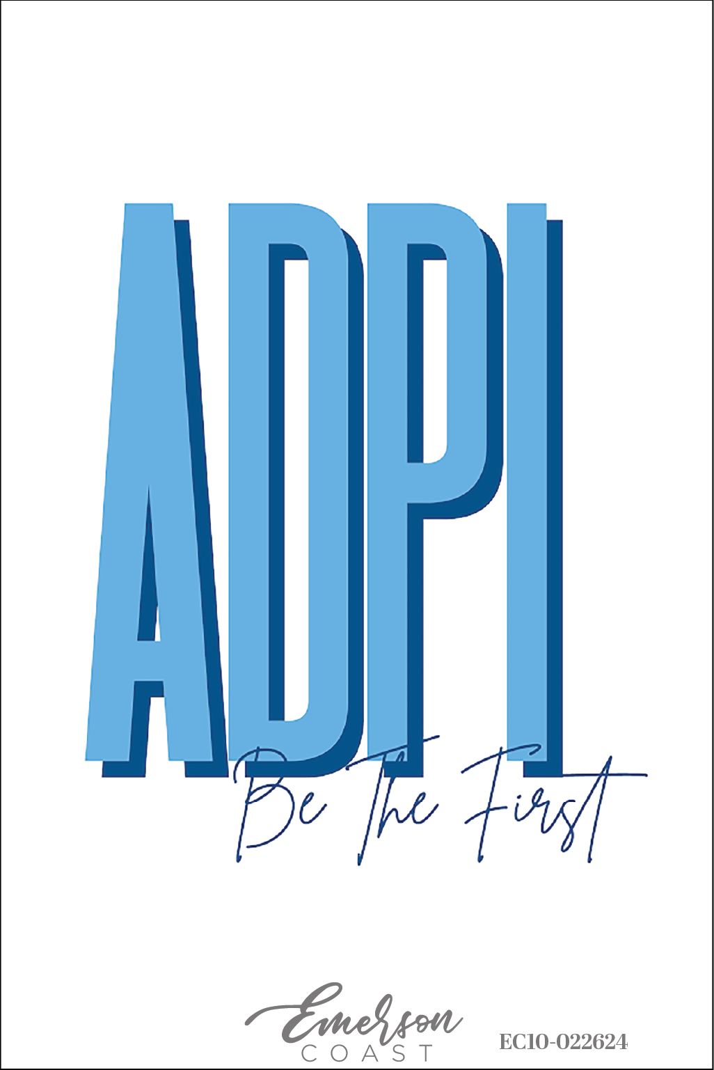 Alpha Delta Pi Be The First Philanthropy Tee