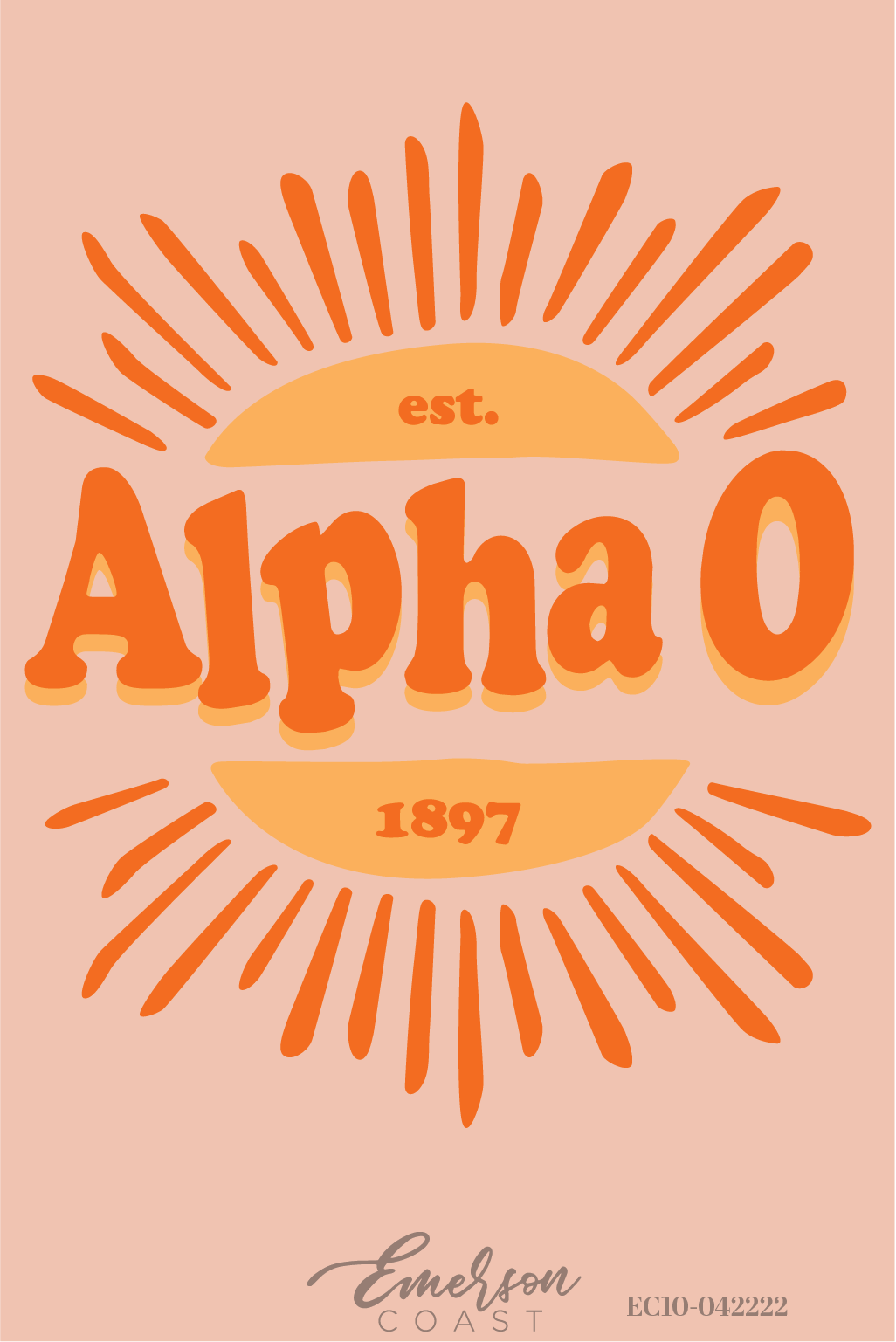 Alpha Omicron Pi Sunshine Recruitment Tee