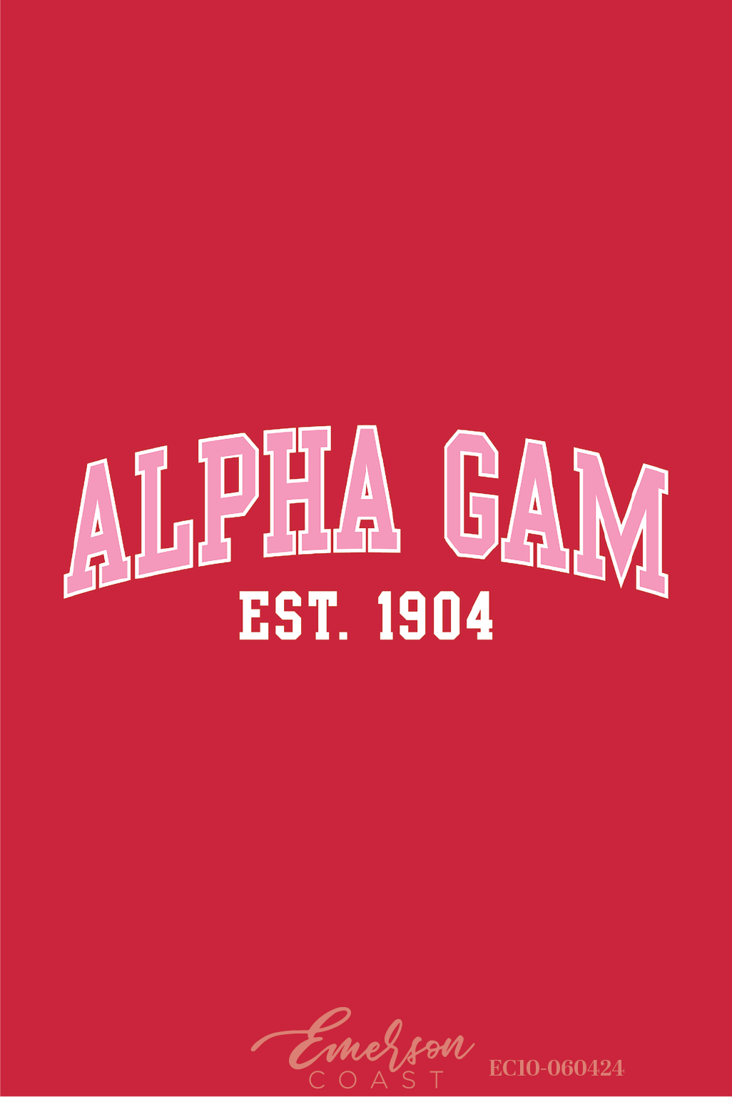 Alpha Gamma Delta University Of Tennessee Red Henley