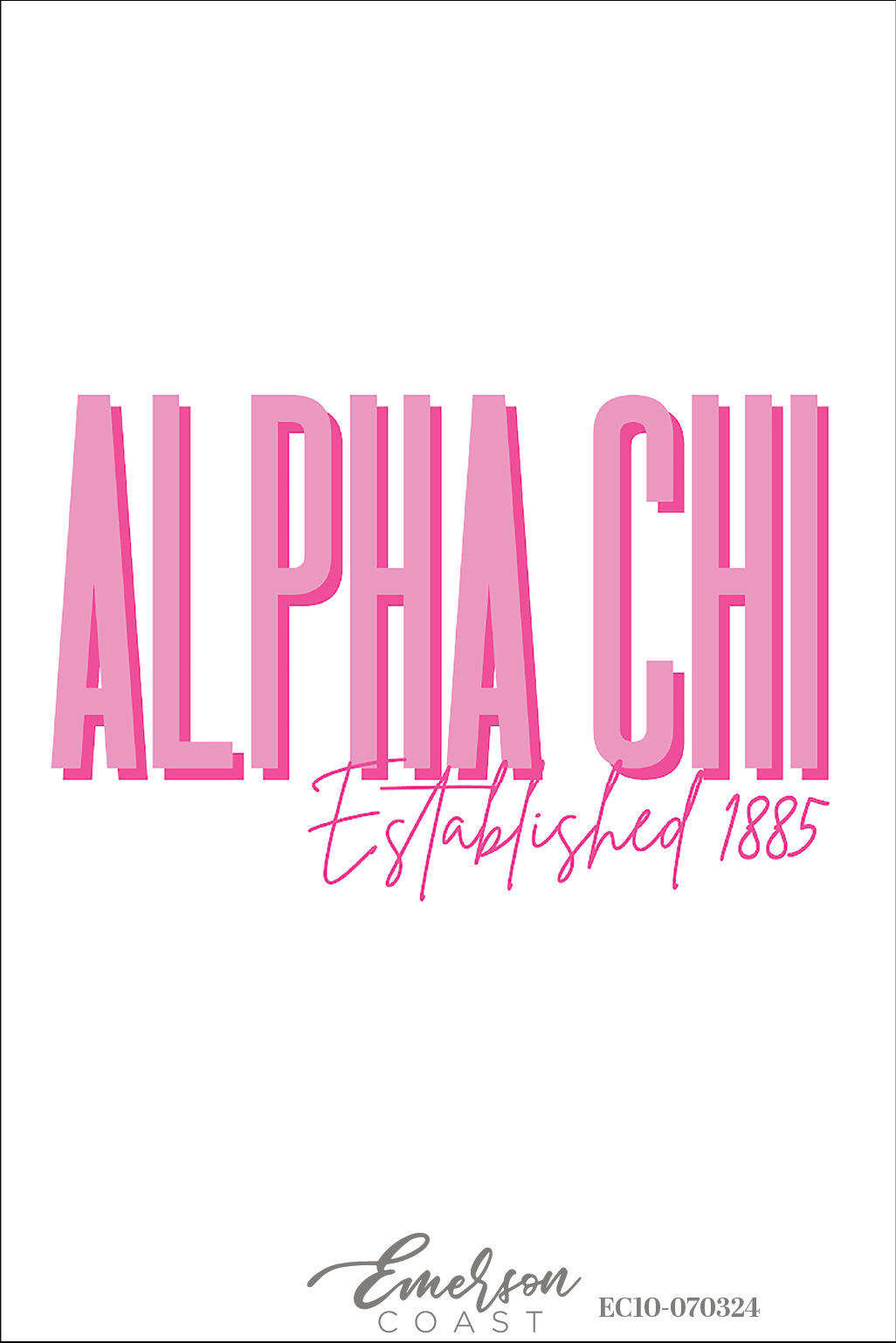 Alpha Chi Omega Texas A&M Pink Recruitment Henley