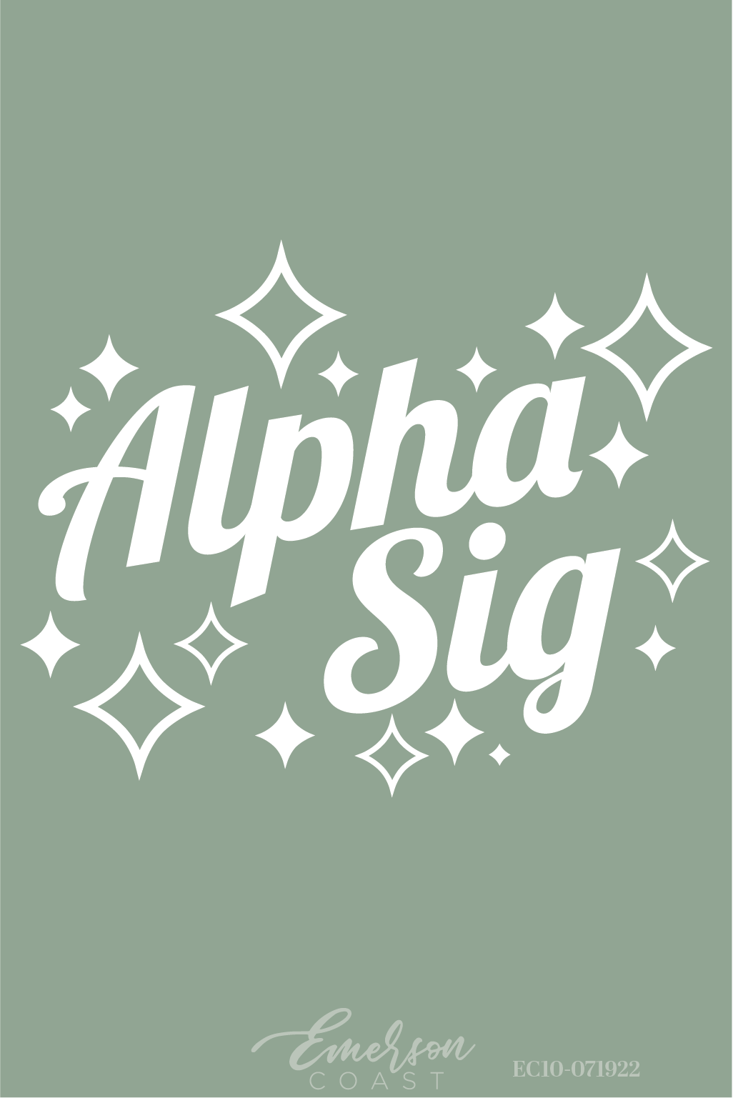 Alpha Sigma Alpha Sparkles Recruitment Tee