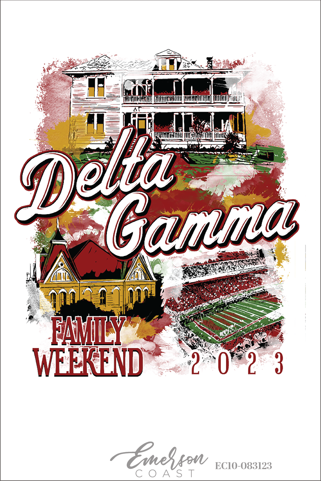 Delta Gamma Texas State University Family Weekend T-Shirt