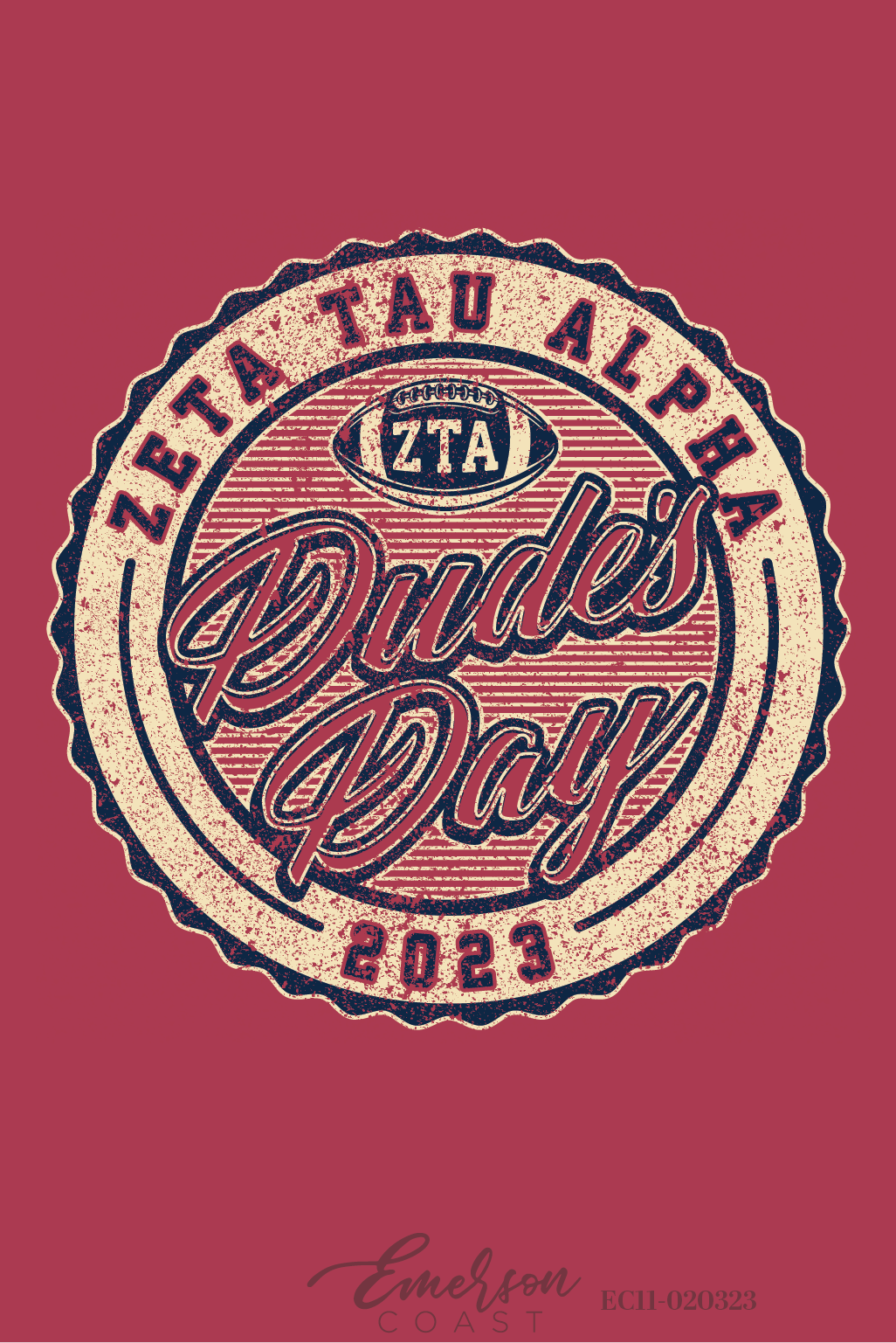 Zeta Tau Alpha University Of Cincinnati Dude's Day T-Shirt