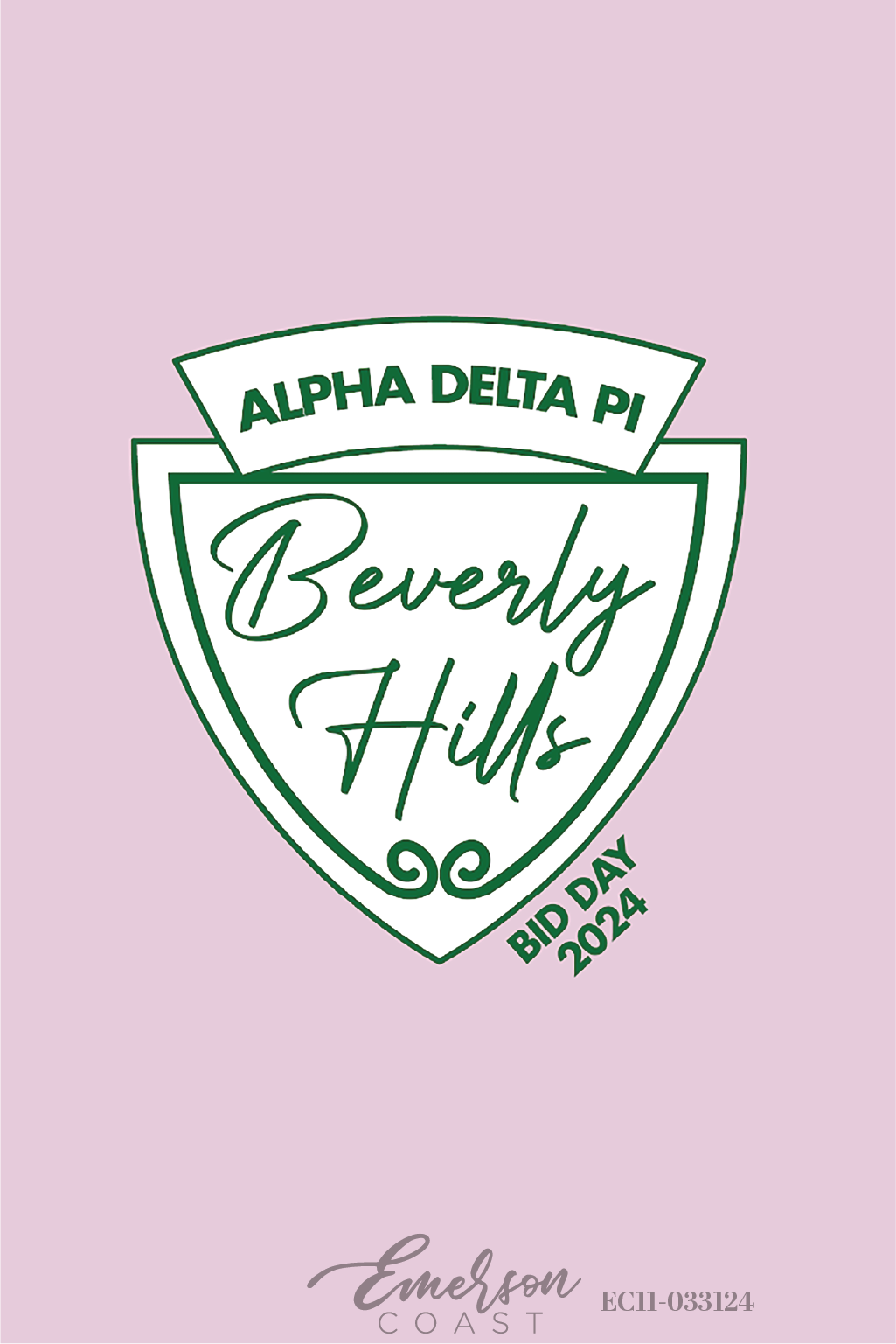 Alpha Delta Pi Beverly Hills Bid Day T-Shirt