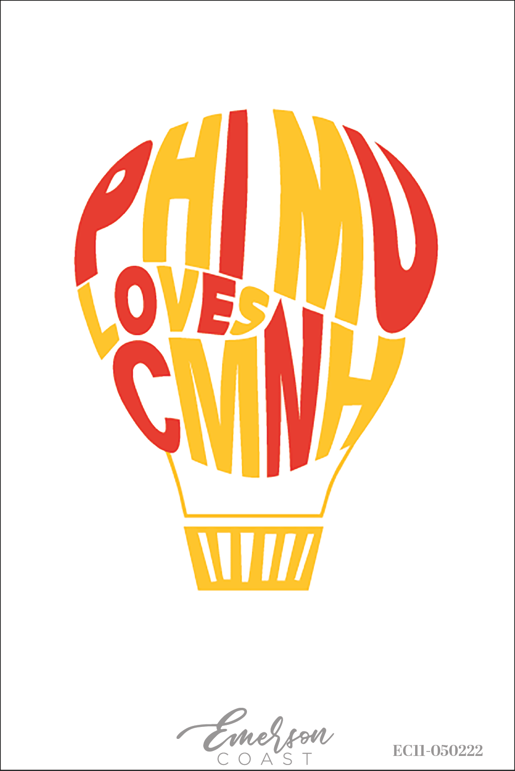Phi Mu Loves CMNH Hot Air Balloon Tee