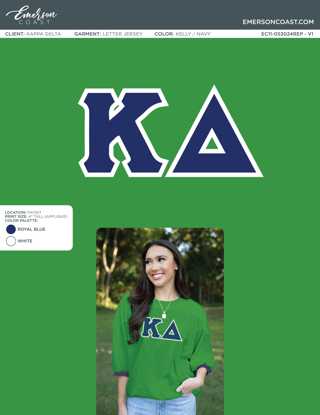 EC11-053024REP Kappa Delta Eastern Kentucky University Jersey Recruitment 2024-REC