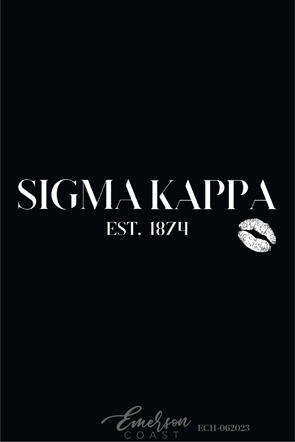 Sigma Sigma Sigma Lips Bid Day T-Shirt