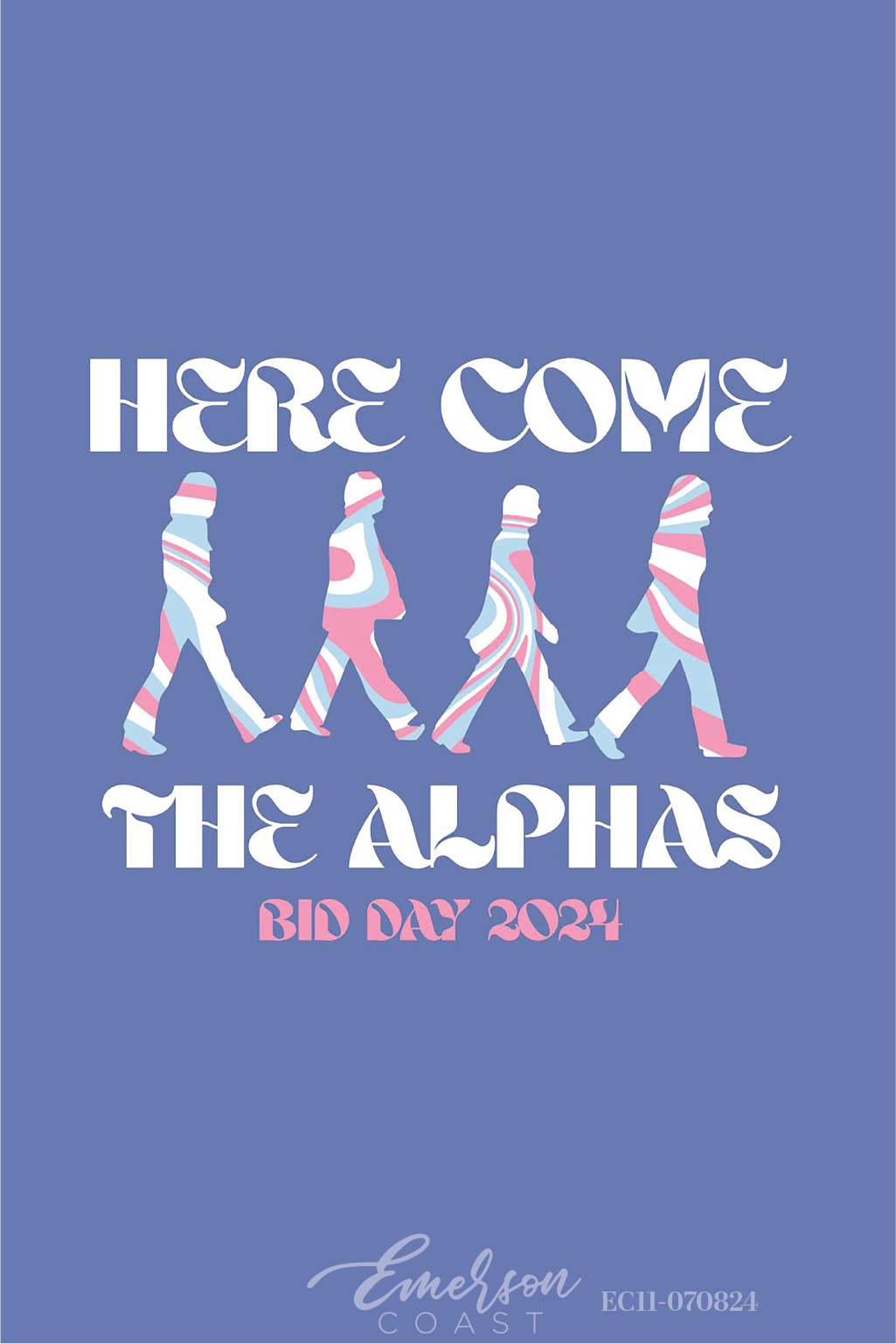Alpha Sigma Alpha Here Come The Alphas Bid Day T-Shirt