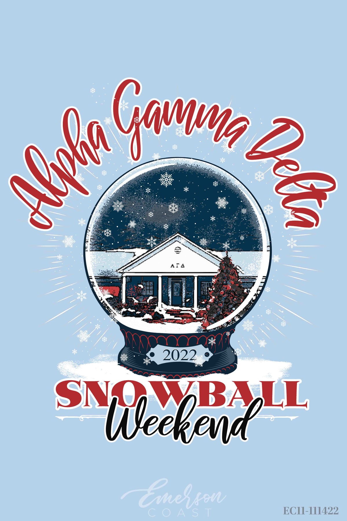 Alpha Gamma Delta Troy University Semi Formal T-shirt