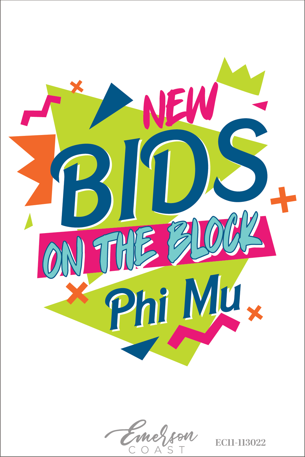 Phi Mu New Bids On The Block Bid Day T-Shirt