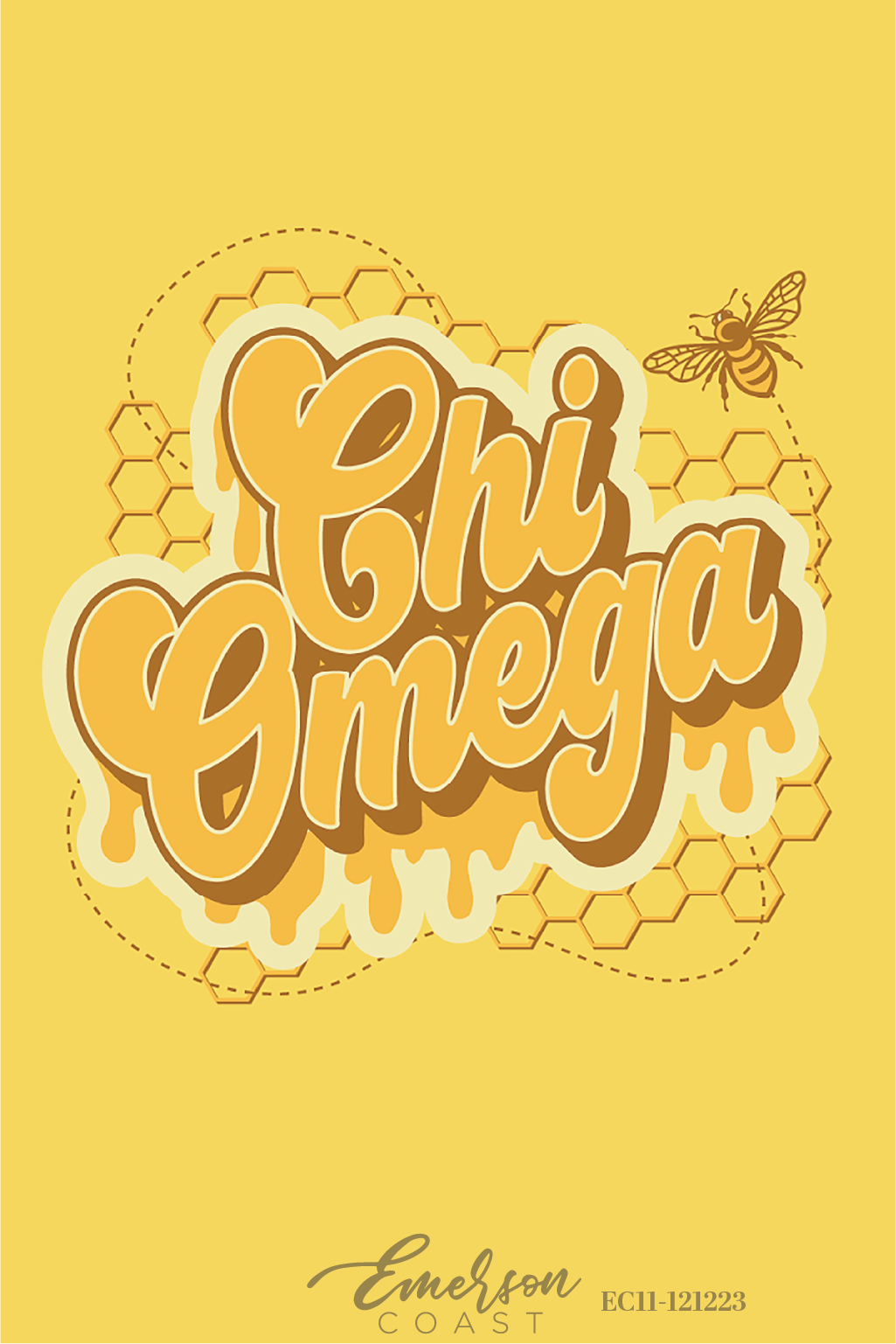Chi Omega Honey Im Home Bid Day T-Shirt