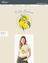 Italian Summer Bid Day Design