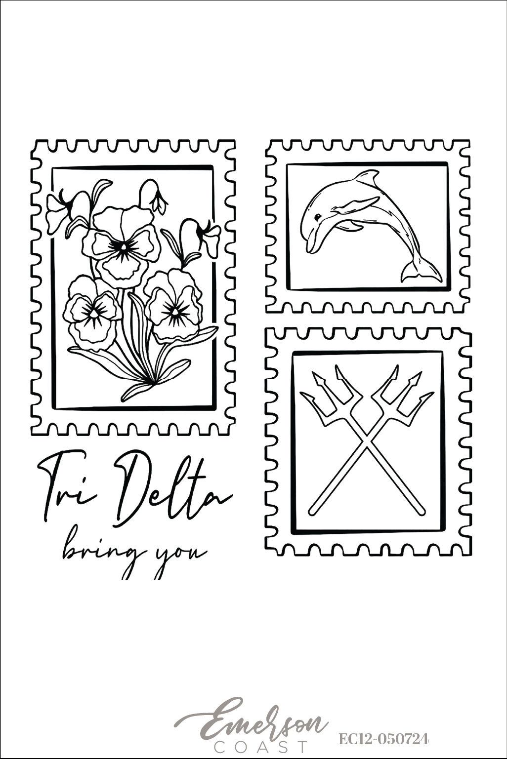 Delta Delta Delta Louisiana Tech University Stamps Recruitment Tee