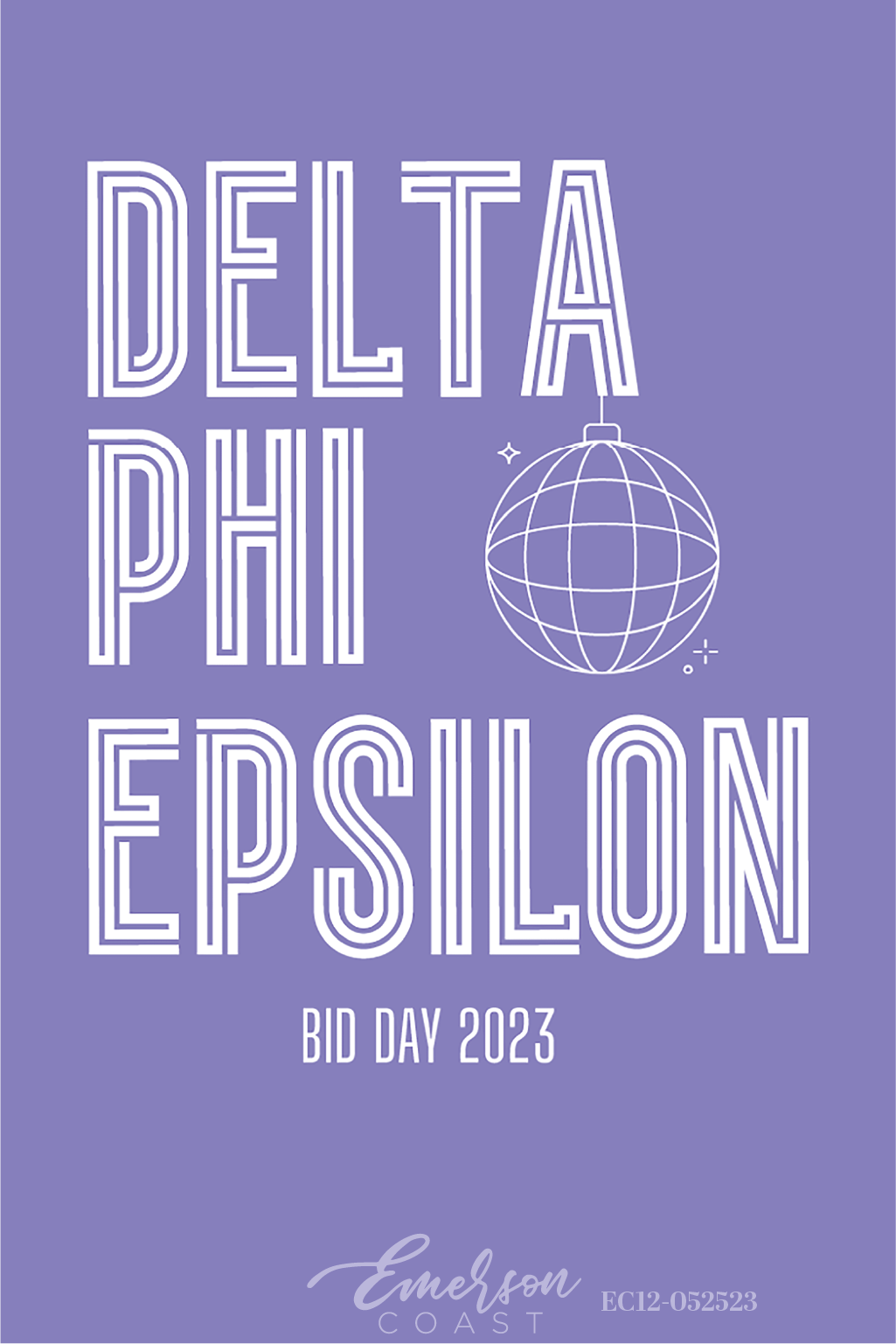 Delta Phi Epsilon Disco Bid Day T-Shirt