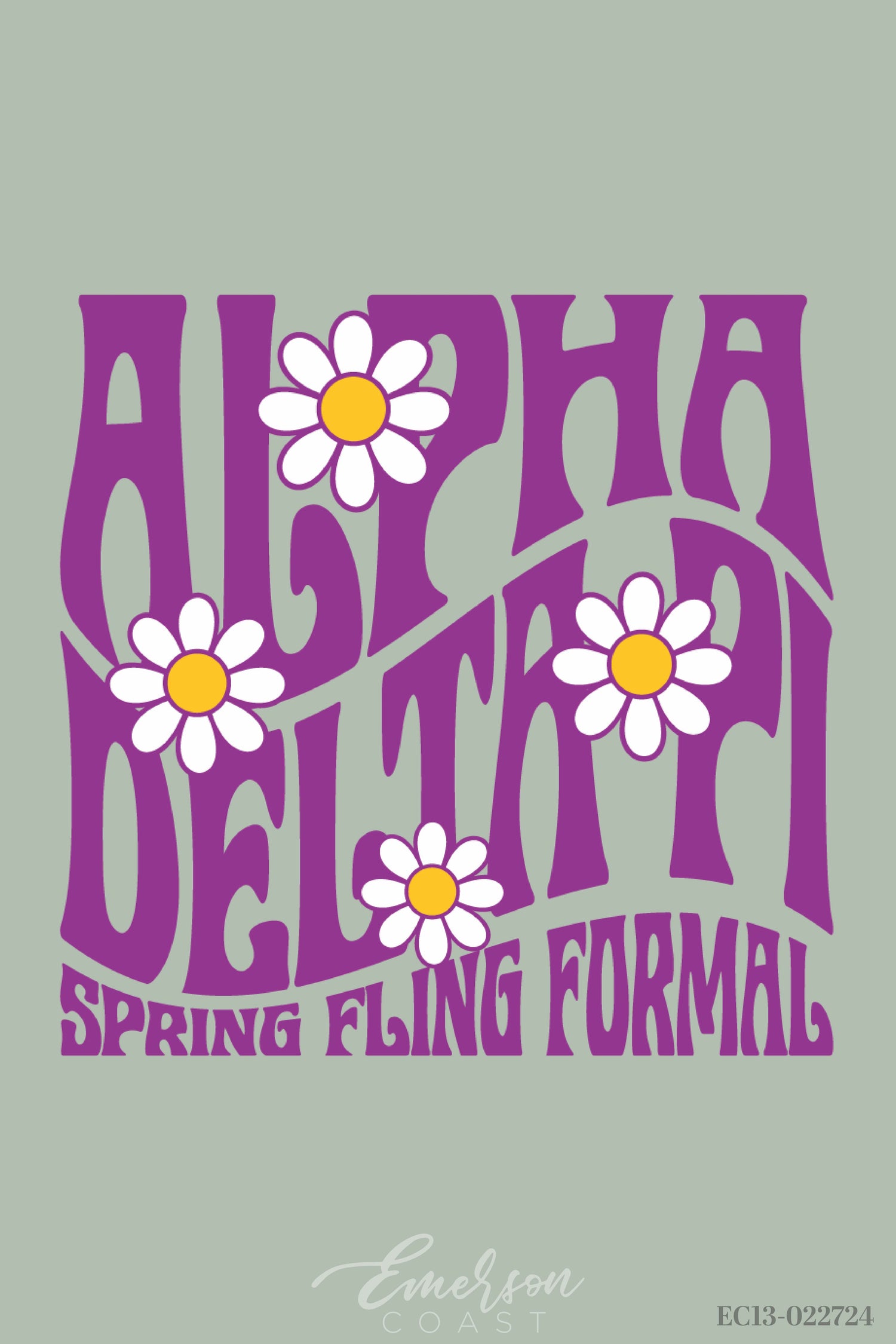 Alpha Delta Pi University of Tennessee at Chattanooga Spring Formal T-shirt