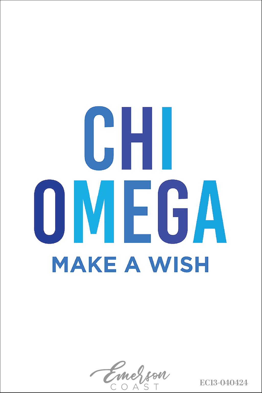 Chi Omega Bold Philanthropy Round Tee