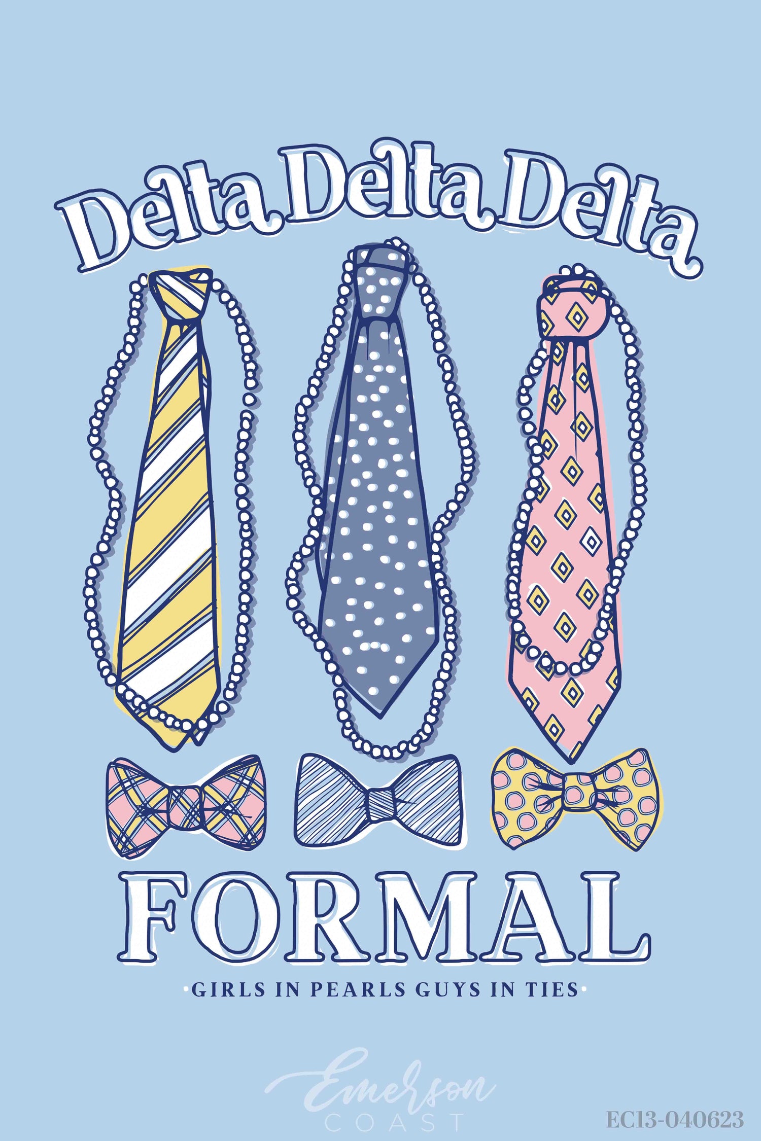 Delta Delta Delta University of Arkansas Formal Redesign Zoom T-shirt