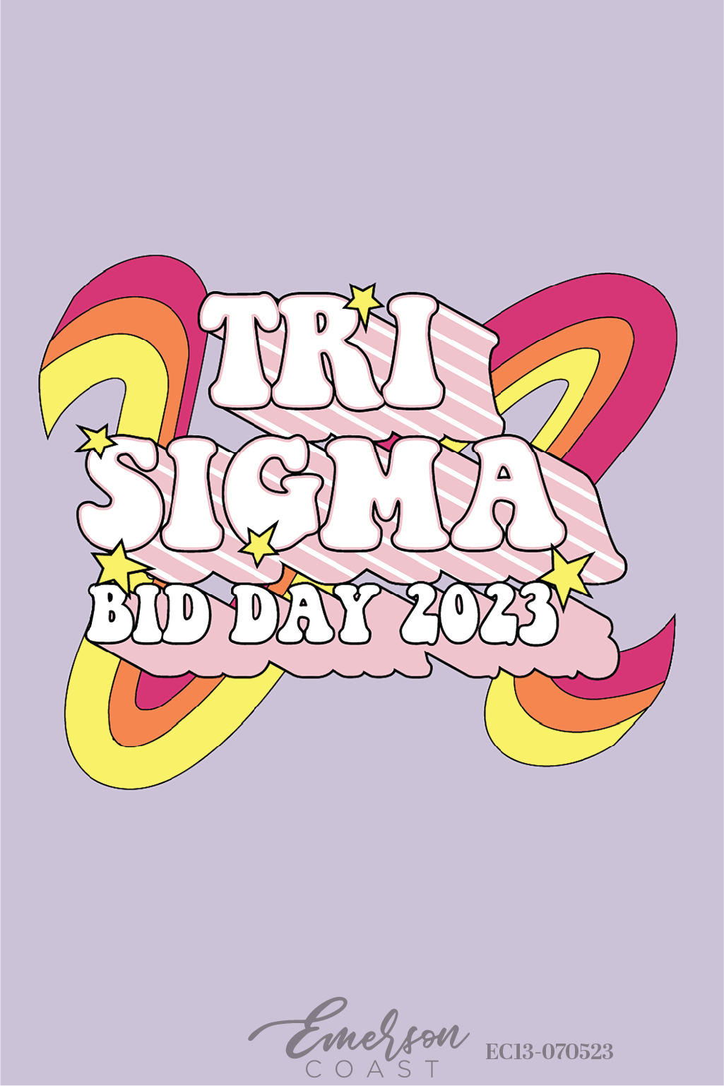 Sigma Sigma Sigma Disco Bid Day T-Shirt
