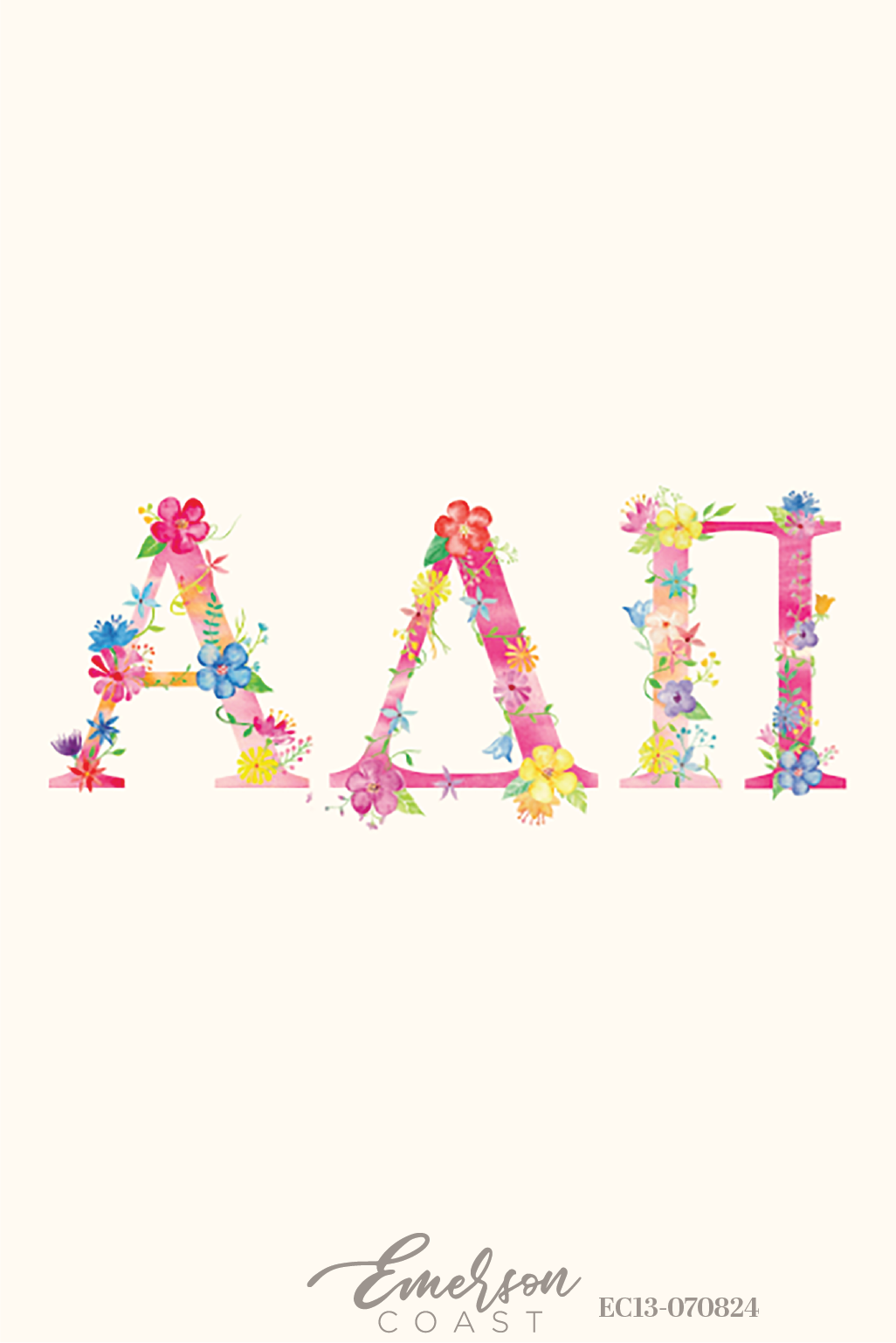 Alpha Delta Pi Eastern Kentucky University Flower Recruitment Shirt